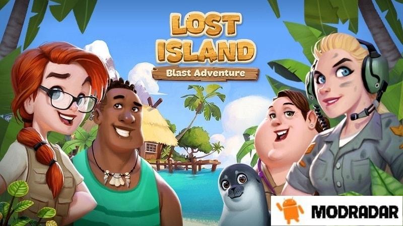 Lost island blast adventure