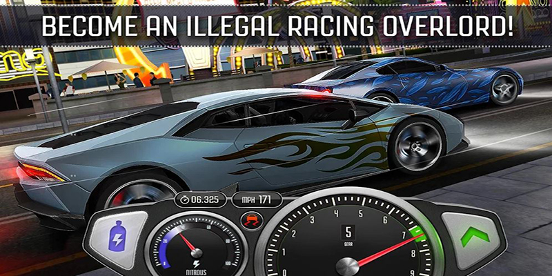top speed drag fast racing mod