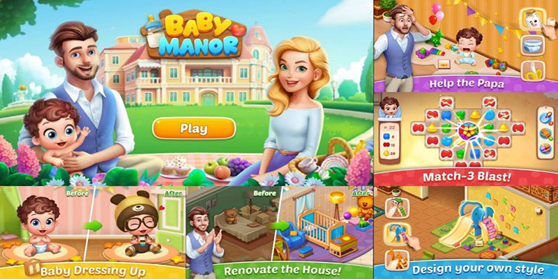 game baby manor mod apk